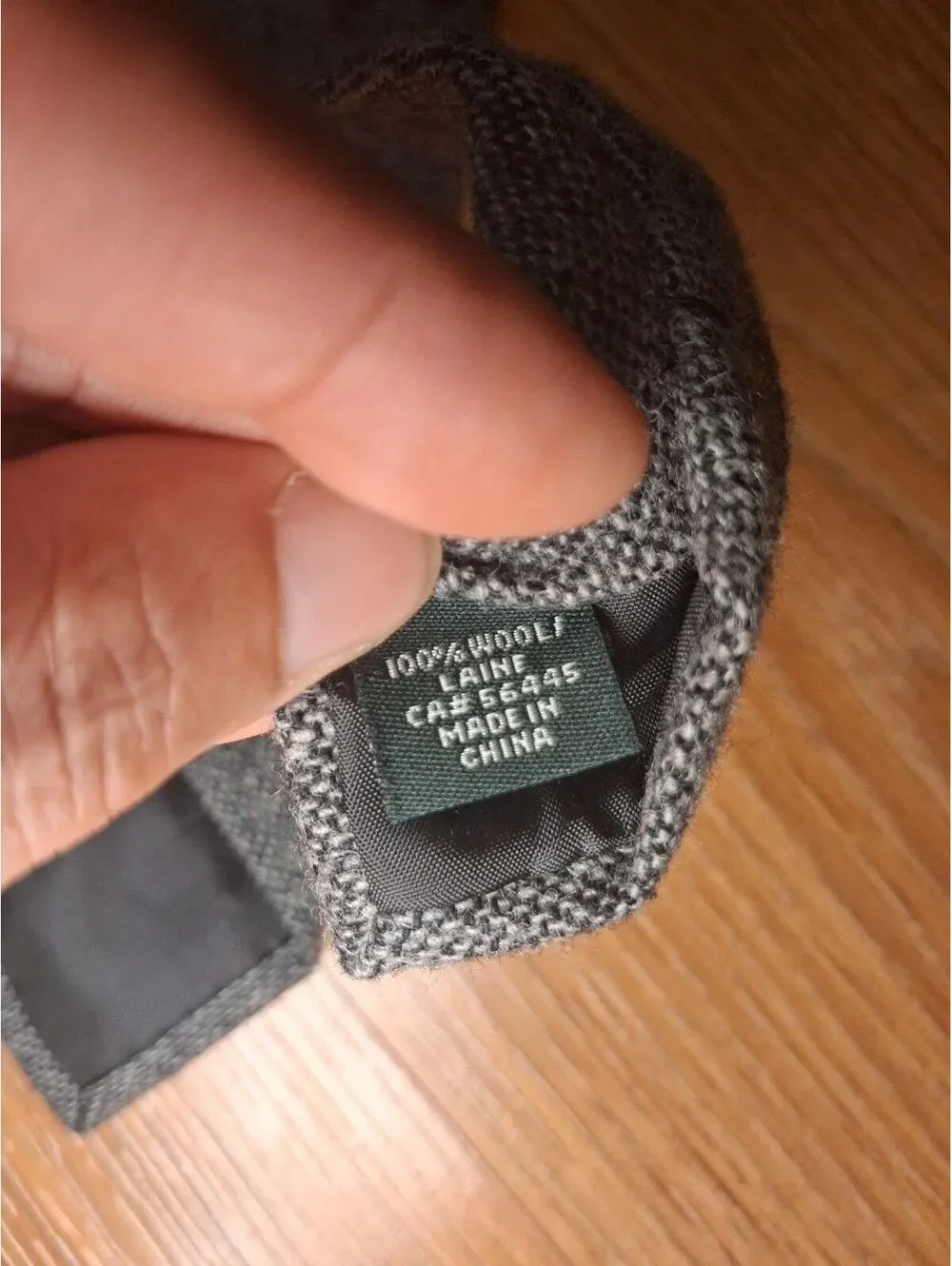 J Crew 100% Wool Tie Gray Knit Skinny Slim